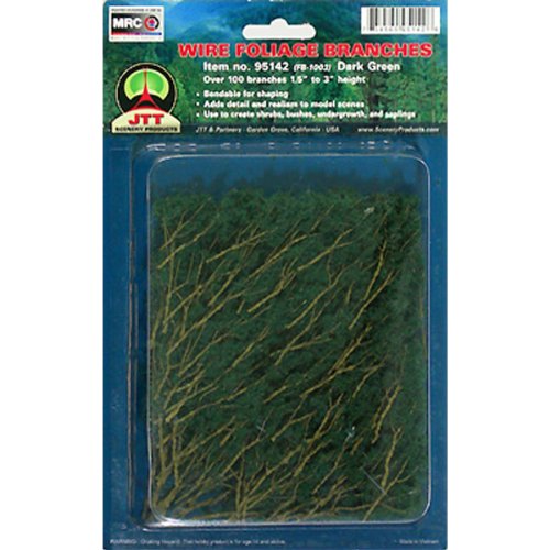 JTT Scenery Products Foliage Branches, Dark Green