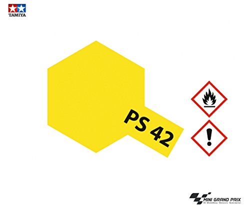 Tamiya 86042 PS-42 Polycarbonate Translucent Yellow 3 oz, 86042