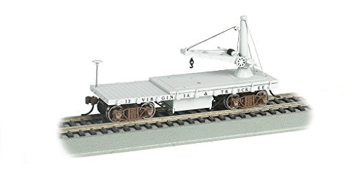 Bachmann Industries Old Time Maintenance of Way Derrick Virginia & Truckee Freight Car Toy
