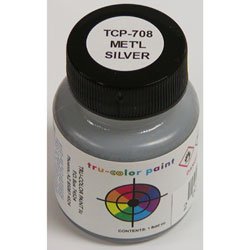 Tru Color Paint Metallic Silver 1oz