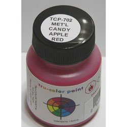 Tru Color Paint Metallic Candy Apple Red 1oz