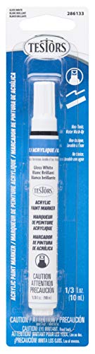 Testor's 286133 1/3 Fl Oz White Gloss Acrylic Marker