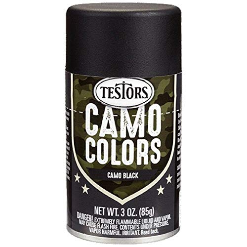 Testors 342304 3 oz Camouflage Spray, Black