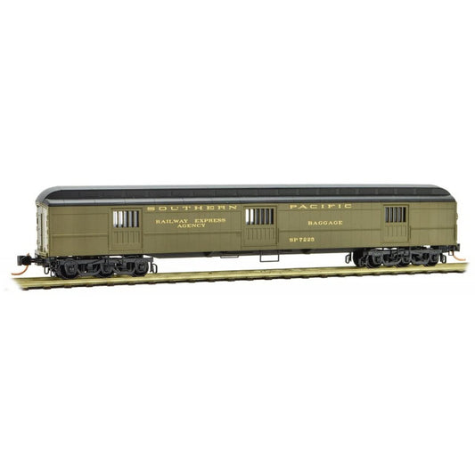 Micro-Trains MTL N-Scale Heavy Horse Car Southern Pacific/SP (Green) #7225
