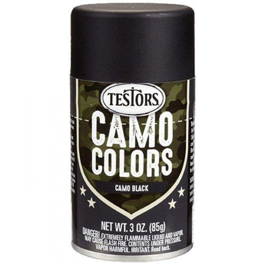 Testors 342304 3 oz Camouflage Spray, Black