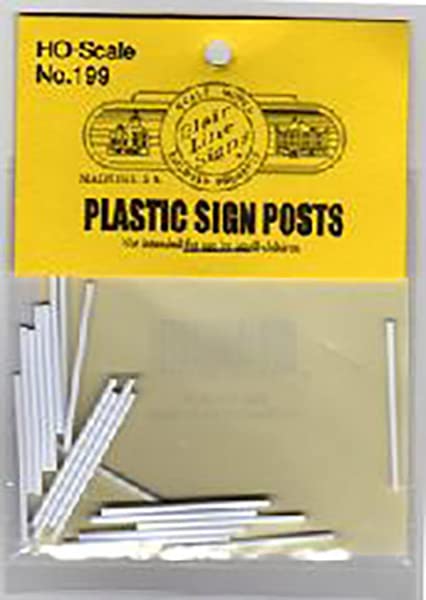 Blair Line N Scale Posts for Highway Signs - Round Plastic